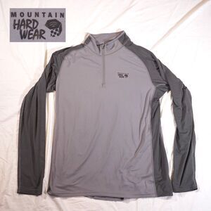 Mountain Hardwear Quarter Zip Jacket Logo Bolt Spellout XL